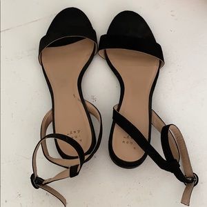 Black strappy sandal. Target brand size 9.5.